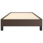 vidaXL Estructura de cama de cuero sintético marrón 90x200 cm vidaXL Estructura de cama de cuero sintético marrón 90x200 cm