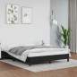 vidaXL Estructura de cama de cuero sintético negro 140x200 cm vidaXL Estructura de cama de cuero sintético negro 140x200 cm