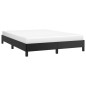 vidaXL Estructura de cama de cuero sintético negro 140x200 cm vidaXL Estructura de cama de cuero sintético negro 140x200 cm