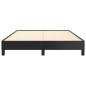 vidaXL Estructura de cama de cuero sintético negro 140x200 cm vidaXL Estructura de cama de cuero sintético negro 140x200 cm