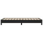 vidaXL Estructura de cama cuero sintético negro 90x190 cm vidaXL Estructura de cama cuero sintético negro 90x190 cm