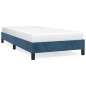 vidaXL Estructura de cama de terciopelo azul 90x190 cm vidaXL Estructura de cama de terciopelo azul 90x190 cm