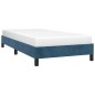 vidaXL Estructura de cama de terciopelo azul 90x190 cm vidaXL Estructura de cama de terciopelo azul 90x190 cm