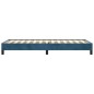 vidaXL Estructura de cama de terciopelo azul 90x190 cm vidaXL Estructura de cama de terciopelo azul 90x190 cm