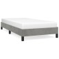 vidaXL Estructura de cama de terciopelo gris claro 90x190 cm vidaXL Estructura de cama de terciopelo gris claro 90x190 cm
