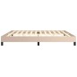 vidaXL Estructura de cama de cuero sintético capuchino 200x200 cm vidaXL Estructura de cama de cuero sintético capuchino 200x200 cm