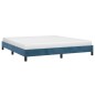 vidaXL Estructura de cama de terciopelo azul 180x200 cm vidaXL Estructura de cama de terciopelo azul 180x200 cm