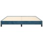 vidaXL Estructura de cama de terciopelo azul 180x200 cm vidaXL Estructura de cama de terciopelo azul 180x200 cm