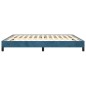 vidaXL Estructura de cama de terciopelo azul 180x200 cm vidaXL Estructura de cama de terciopelo azul 180x200 cm