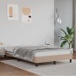 vidaXL Estructura de cama de cuero sintético capuchino 120x200 cm vidaXL Estructura de cama de cuero sintético capuchino 120x200 cm