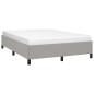 vidaXL Estructura de cama de tela gris claro 140x200 cm vidaXL Estructura de cama de tela gris claro 140x200 cm