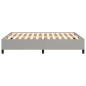 vidaXL Estructura de cama de tela gris claro 140x200 cm vidaXL Estructura de cama de tela gris claro 140x200 cm