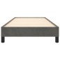 vidaXL Estructura de cama de terciopelo gris oscuro 100x200 cm vidaXL Estructura de cama de terciopelo gris oscuro 100x200 cm
