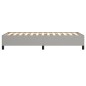 vidaXL Estructura de cama de tela gris claro 80x200 cm vidaXL Estructura de cama de tela gris claro 80x200 cm