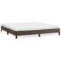 vidaXL Estructura de cama de cuero sintético marrón 180x200 cm vidaXL Estructura de cama de cuero sintético marrón 180x200 cm