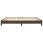 vidaXL Estructura de cama de cuero sintético marrón 180x200 cm vidaXL Estructura de cama de cuero sintético marrón 180x200 cm