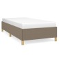 vidaXL Estructura de cama de tela gris taupe 90x200 cm vidaXL Estructura de cama de tela gris taupe 90x200 cm
