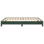 vidaXL Estructura de cama de terciopelo verde 140x190 cm vidaXL Estructura de cama de terciopelo verde 140x190 cm