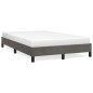 vidaXL Estructura de cama de terciopelo gris oscuro 120x200 cm