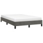 vidaXL Estructura de cama de terciopelo gris oscuro 120x200 cm