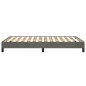 vidaXL Estructura de cama de terciopelo gris oscuro 120x200 cm