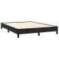 vidaXL Estructura de cama de terciopelo negra 140x200 cm vidaXL Estructura de cama de terciopelo negra 140x200 cm