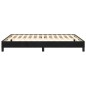 vidaXL Estructura de cama de terciopelo negra 140x200 cm vidaXL Estructura de cama de terciopelo negra 140x200 cm