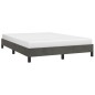vidaXL Estructura de cama de terciopelo gris oscuro 140x190 cm vidaXL Estructura de cama de terciopelo gris oscuro 140x190 cm