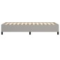 vidaXL Estructura de cama de tela gris claro 90x190 cm vidaXL Estructura de cama de tela gris claro 90x190 cm