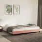 vidaXL Estructura de cama de terciopelo rosa 200x200 cm vidaXL Estructura de cama de terciopelo rosa 200x200 cm