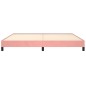 vidaXL Estructura de cama de terciopelo rosa 200x200 cm vidaXL Estructura de cama de terciopelo rosa 200x200 cm