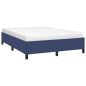 vidaXL Estructura de cama de tela azul 140x190 cm vidaXL Estructura de cama de tela azul 140x190 cm