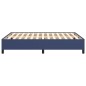 vidaXL Estructura de cama de tela azul 140x190 cm vidaXL Estructura de cama de tela azul 140x190 cm