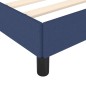 vidaXL Estructura de cama de tela azul 80x200 cm vidaXL Estructura de cama de tela azul 80x200 cm