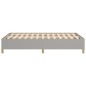 vidaXL Estructura de cama de tela gris claro 120x200 cm vidaXL Estructura de cama de tela gris claro 120x200 cm