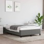 vidaXL Estructura de cama de tela gris oscuro 120x200 cm vidaXL Estructura de cama de tela gris oscuro 120x200 cm