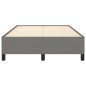 vidaXL Estructura de cama de tela gris oscuro 120x200 cm vidaXL Estructura de cama de tela gris oscuro 120x200 cm