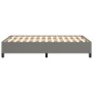 vidaXL Estructura de cama de tela gris oscuro 120x200 cm vidaXL Estructura de cama de tela gris oscuro 120x200 cm