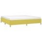 vidaXL Estructura de cama de tela verde 200x200 cm