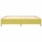 vidaXL Estructura de cama de tela verde 200x200 cm