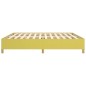 vidaXL Estructura de cama de tela verde 200x200 cm