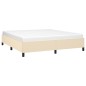 vidaXL Estructura de cama tela color crema 180x200 cm vidaXL Estructura de cama tela color crema 180x200 cm