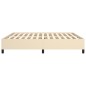 vidaXL Estructura de cama tela color crema 180x200 cm vidaXL Estructura de cama tela color crema 180x200 cm