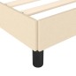vidaXL Estructura de cama tela color crema 180x200 cm vidaXL Estructura de cama tela color crema 180x200 cm