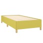 vidaXL Estructura de cama de tela verde 90x200 cm vidaXL Estructura de cama de tela verde 90x200 cm