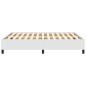 vidaXL Estructura de cama de cuero sintético blanco 140x190 cm vidaXL Estructura de cama de cuero sintético blanco 140x190 cm