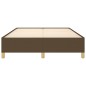 vidaXL Estructura de cama de tela marrón 140x200 cm