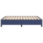 vidaXL Estructura de cama de tela gris taupe azul 140x200 cm vidaXL Estructura de cama de tela gris taupe azul 140x200 cm