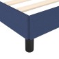 vidaXL Estructura de cama de tela gris taupe azul 140x200 cm vidaXL Estructura de cama de tela gris taupe azul 140x200 cm