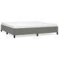 vidaXL Estructura de cama tela gris oscuro 200x200 cm vidaXL Estructura de cama tela gris oscuro 200x200 cm